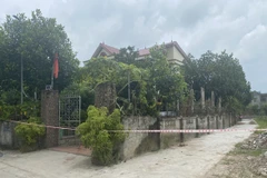 Hiện trường khu vực nhà nạn nhân. (Nguồn: Tuoitre.vn)