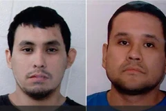 Damien Sanderson (trái) và Myles Sanderson, hai nghi phạm trong vụ tấn công bằng dao khiến nhiều người thương vong ở cộng đồng bản địa James Smith Cree Nation thuộc tỉnh Saskatchewan, Canada. (Ảnh: RCMP/TTXVN)