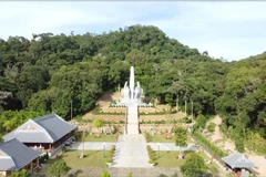 Khu di tích lịch sử cách mạng Việt Nam-Lào tại huyện Yên Châu, tỉnh Sơn La. (Ảnh: Hạnh Quỳnh/Vietnam+)