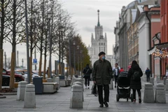 Đường phố tại thủ đô Moskva, Nga. (Ảnh: THX/ TTXVN)