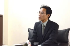 Phó Cục trưởng Cục các vấn đề kinh tế thuộc Bộ Ngoại giao Tsutomu Koizumi, Trưởng đoàn Nhật Bản tại Hội nghị quan chức cấp cao APEC lần thứ nhất . (Ảnh: Cẩm Tuyến/Vietnam+)