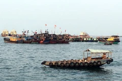 Tàu cá Trung Quốc hoạt động trên biển Hoa Đông. (Ảnh: Reuters/TTXVN)