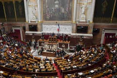Toàn cảnh một phiên họp của Hạ viện Pháp. (Ảnh: AFP/TTXVN)