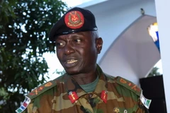 Tổng Tham mưu trưởng quân đội Gambia Ousman Badjie. (Ảnh: AFP/TTXVN)