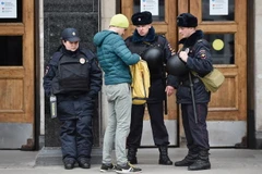 Cảnh sát Nga. (Ảnh:AFP/TTXVN)