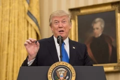 Tổng thống Mỹ Donald Trump. (Ảnh: AFP/TTXVN)