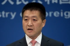 Người phát ngôn Bộ Ngoại giao Trung Quốc Lục Khảng. (Ảnh: AFP/TTXVN)