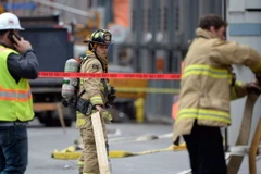 Khu thương mại Ottawa bị chặn do rò rỉ khí gas. (Nguồn: The Canadian Pres) 