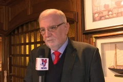 Ông Jaroslav Hanák, Chủ tịch Liên đoàn Công nghiệp và Giao thông vận tải Séc. (Ảnh: Trần Quang Vinh/TTXVN)