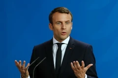 Tân Tổng thống Pháp Emmanuel Macron. (Ảnh: AFP/TTXVN)