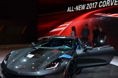 Một mô hình xe tự động. (Ảnh: Tố Uyên/TTXVN)