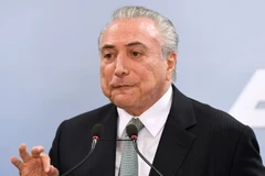 Tổng thống Brazil Michel Temer. (Ảnh: AFP/TTXVN)