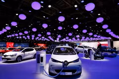 Một mẫu xe của hãng Renault. (Ảnh: THX/TTXVN)