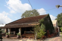  Căn nhà cổ 123 năm tuổi tại Tây Ninh. (Ảnh: Lê Đức Hoảnh/TTXVN)