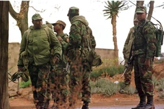 Binh sỹ Lesotho. (Nguồn: AFP)