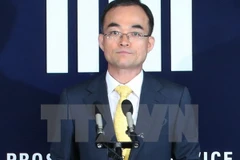 Ông Moon Moo-il tại cuộc họp báo ở Văn phòng Công tố Seoul ngày 2/7. (Nguồn: Yonhap/TTXVN)