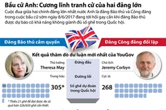 [Infographics] Bầu cử Anh: Cương lĩnh tranh cử của hai đảng lớn