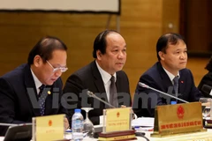 Bộ trưởng Chủ nhiệm Văn phòng Chính phủ Mai Tiến Dũng (Ảnh: Minh Sơn/Vietnam+)