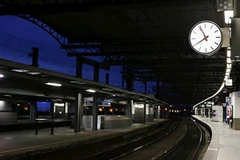 Giao thông đường sắt tại Bỉ bị đình trệ do lái tàu đình công. (Nguồn: Reuters)