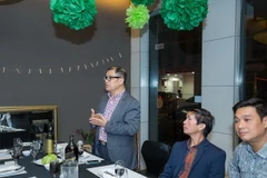 Chủ tịch VBAA Trần Bá Phúc phát biểu tại lễ ra mắt Câu lạc bộ. (Nguồn: VBAA)