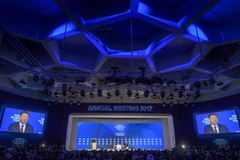 Toàn cảnh Diễn đàn WEF ở Davos ngày 17/1. (Nguồn: AFP/TTXVN)