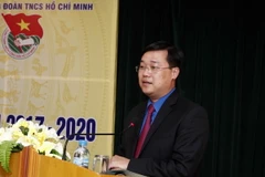 Bí thư thứ nhất Ban Chấp hành Trung ương Đoàn Lê Quốc Phong. (Nguồn: TTXVN)