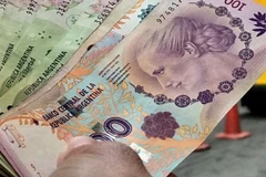 Đồng peso của Argentina. (Nguồn: Reuters/TTXVN) 
