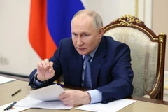 Ngay từ hồi đầu năm, Tổng thống Nga Vladimir Putin đã tuyên bố Moskva sẵn sàng cung cấp khí đốt cho Liên minh châu Âu (EU). (Nguồn: AFP/TTXVN)