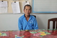 Ông Nguyễn Văn Kịch tại cơ quan Công an. (Ảnh: TTXVN phát)