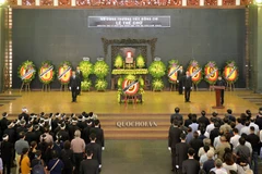 Quang cảnh lễ tang. (Nguồn: Quochoi.vn)