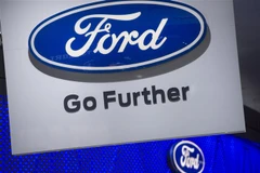 Biểu tượng hãng ôtô Ford. (Ảnh: AFP/ TTXVN)