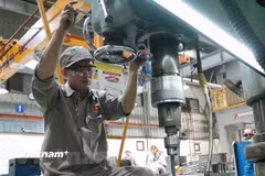 Sản xuất công nghiệp đóng góp tích cực cho tăng trưởng của nền kinh tế. (Ảnh: Đức Duy/Vietnam+)