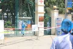 Công điện số 07 của Chủ tịch Hà Nội yêu cầu các đơn vị tăng cường các biện pháp phòng, chống COVID-19 tại các Khu Công nghiệp, Khu chế xuất...(Ảnh: Đức Duy/Vietnam+)