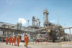 Nhà máy xử lý khí Dinh Cố. (Ảnh: PV/Vietnam+)