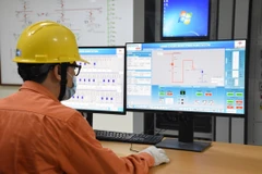100% các trạm biến áp 110kV của Tổng công ty Điện lực Hà Nội đã thực hiện thao tác xa. (Ảnh: PV/Vietnam+)