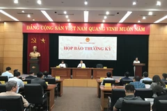 Bộ Công Thương họp báo chiều 12/3. (Ảnh: Đức Duy/Vietnam+)