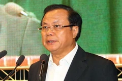 Ủy viên Bộ Chính trị, Bí thư Thành ủy Hà Nội Phạm Quang Nghị. (Ảnh: Trọng Đức/TTXVN)