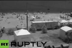 Sóng thần bất thường ập vào bờ biển Odessa, 6 người bị thương