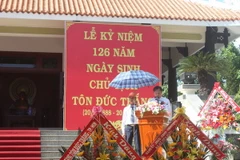 Lễ kỷ niệm 126 năm ngày sinh của Chủ tịch Tôn Đức Thắng
