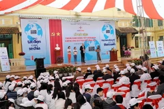 Quang cảnh lễ phát động. (Ảnh: Quang Quyết/TTXVN)