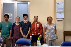 Nhóm người cướp tài sản bị bắt. (Nguồn: Tuổi Trẻ)