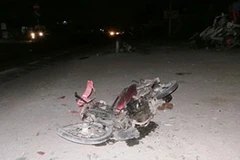 Ninh Thuận: Xe môtô lao vào xe máy cày, hai người thương vong