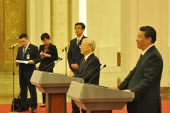 Tổng Bí thư Nguyễn Phú Trọng gặp mặt đại biểu thanh niên Việt-Trung