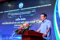 Thứ trưởng Hoàng Vĩnh Bảo phát biểu tại sự kiện. (Ảnh: Minh Sơn/Vietnam+)