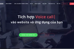  Giao diện website của Stringee. (Ảnh chụp màn hình)