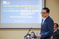 Ông Triệu Minh Long, Phó Vụ trưởng Vụ Hợp tác quốc tế, Bộ Thông tin và Truyền thông. (Ảnh: Minh Sơn/Vietnam+)