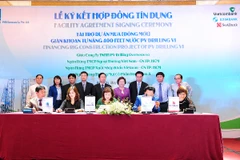 Lãnh đạo các bên tham gia ký kết. (Nguồn: Vietcombank).