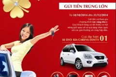 Gửi tiền tại VietinBank có cơ hội nhận được ôtô Kia Carens