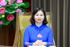 Phó Bí thư Thường trực Thành ủy Hà Nội Nguyễn Thị Tuyến. (Ảnh: TTXVN phát)