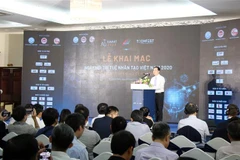 Quang cảnh lễ khai mạc Ngày hội Trí tuệ nhân tạo Việt Nam. (Ảnh: Tiến Lực/TTXVN)